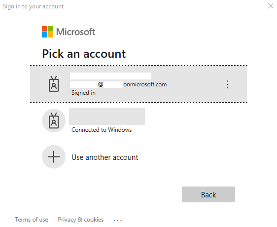 entra id authentication popup